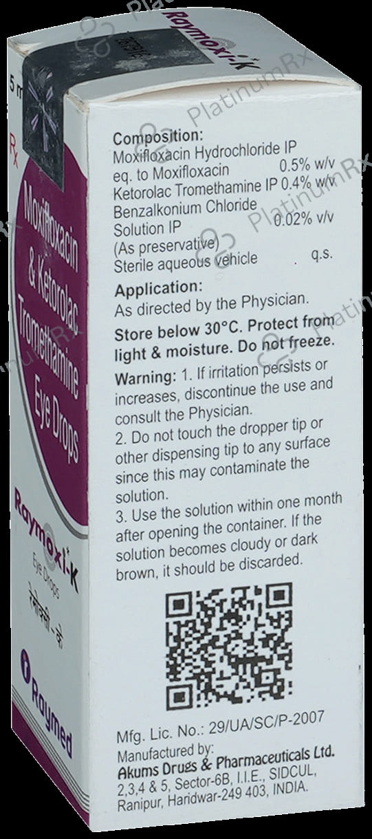 Raymoxi K Eye Drop 5ml