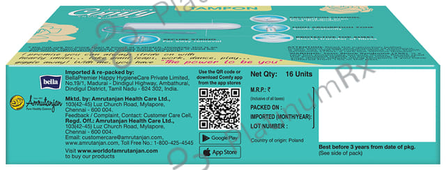 Amrutanjan Comfy Snugfit Tampons Regular 16s