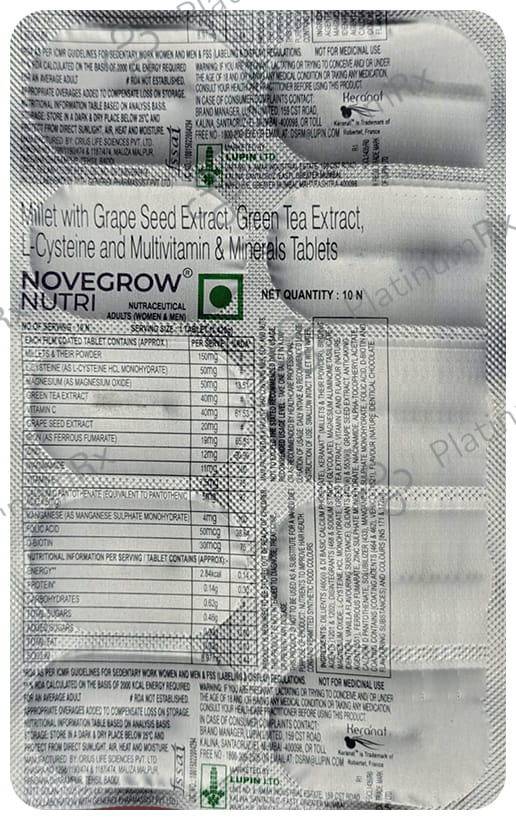 Novegrow Nutri Tablet 10s