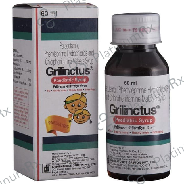 Grilinctus Paediatric Syrup 60ml