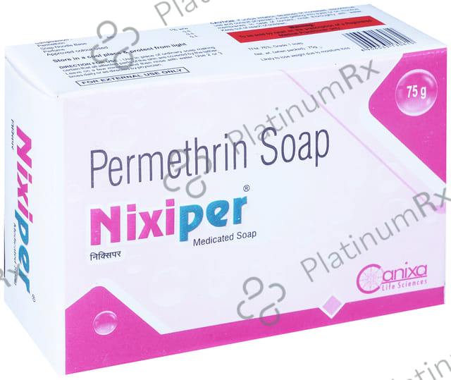 Nixiper 1% Soap 75gm