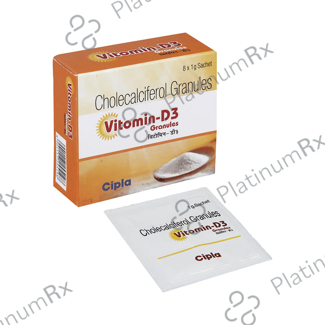 Vitomin D3 60000IU Granules 1gm