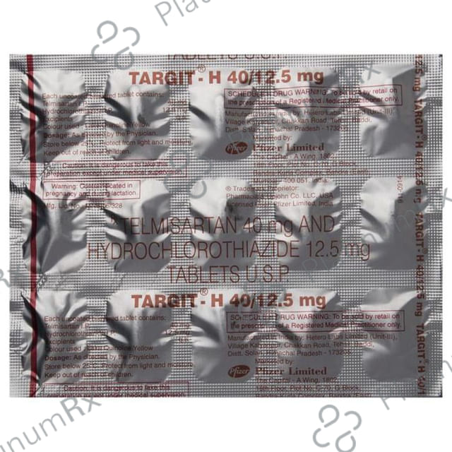 Targit H 40/12.5mg Tablet 15s