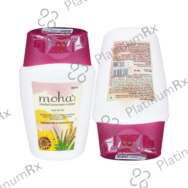Moha Herbal Sunscreen Lotion 100ml