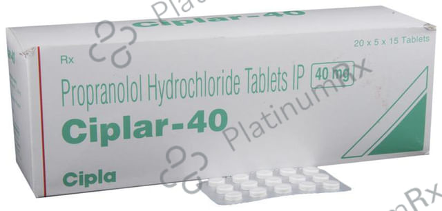 Ciplar 40mg Tablet 15s