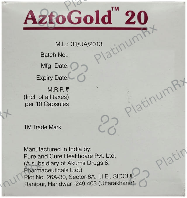 Aztogold 20/75/75mg Capsule 10s