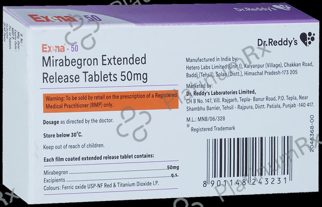 Exena ER 50mg Tablet 10s