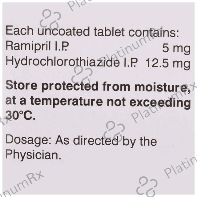Ramistar H 12.5/5mg Tablet 15s