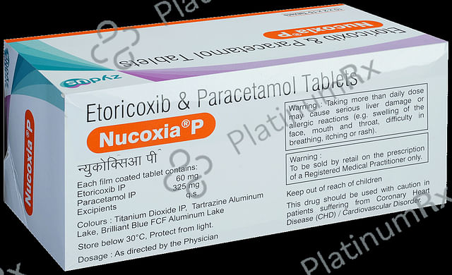 Nucoxia P 60/325mg Tablet 15s