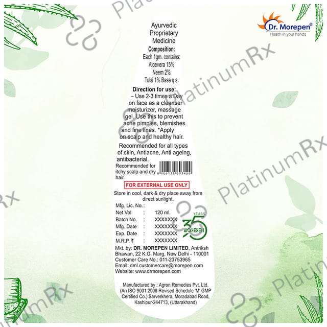 Dr. Morepen Aloe Vera Gel