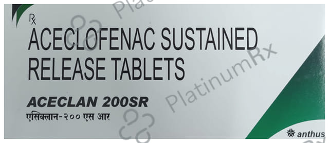 Aceclan 200mg SR Tablet 10s