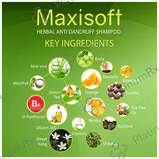 Maxisoft Herbal Anti Dandruff Shampoo