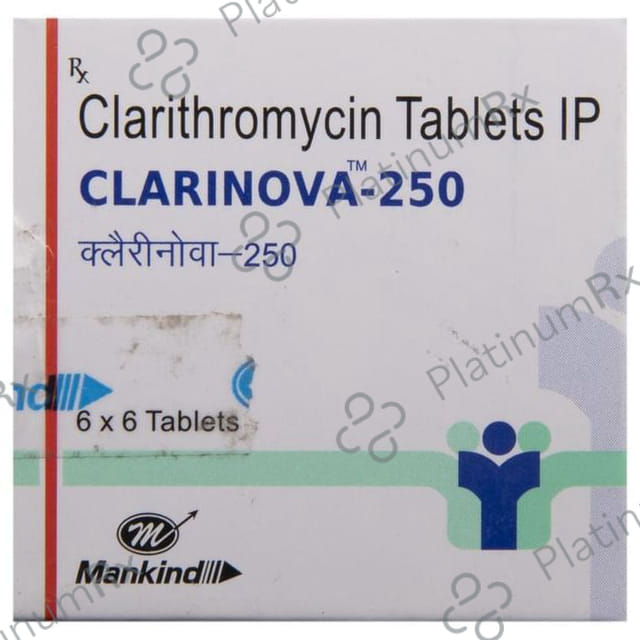 Clarinova 250mg Tablet 10s