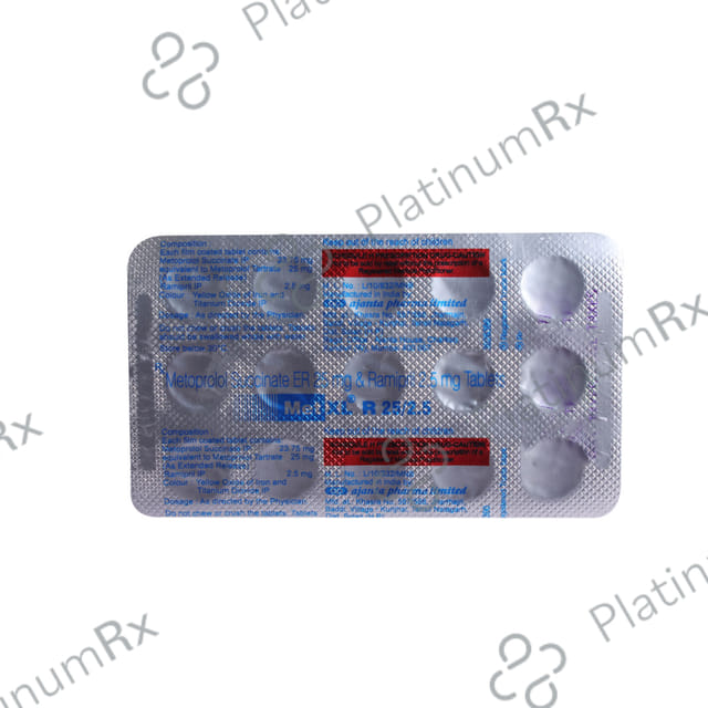 Met XL R 25/5mg Tablet 15s