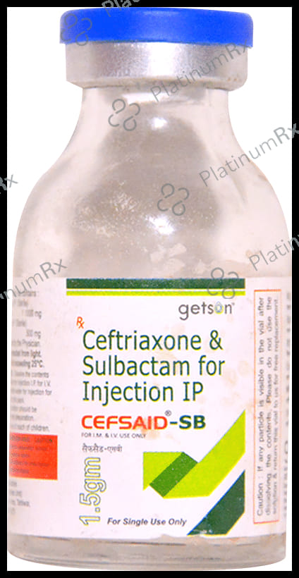 Cefsaid SB 1.5gm Injection 1s