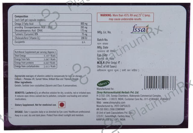 Shrey's Lacferin-C Softgel Capsule 15 capsules