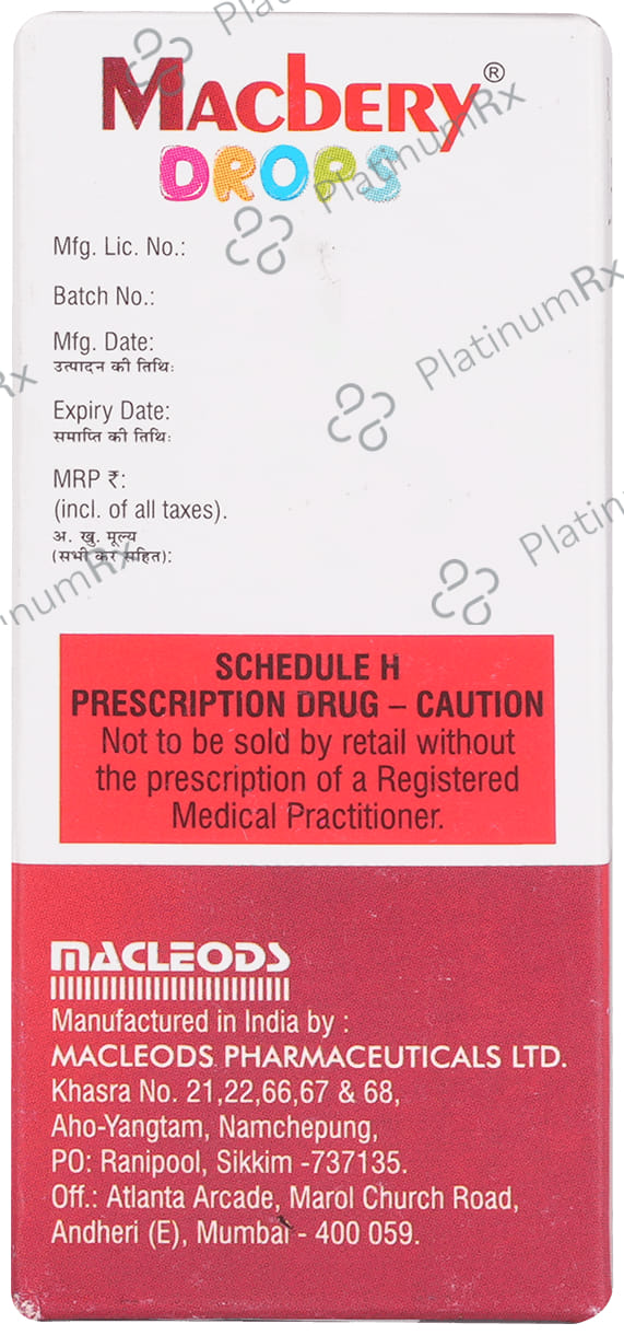 Macbery 7.5/0.25mg Oral Drop 15ml