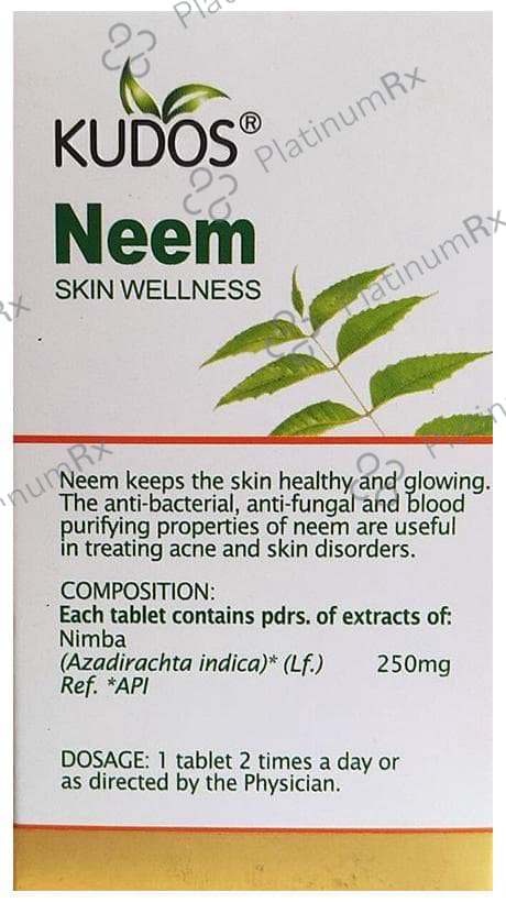 Kudos Neem Tablet 60s