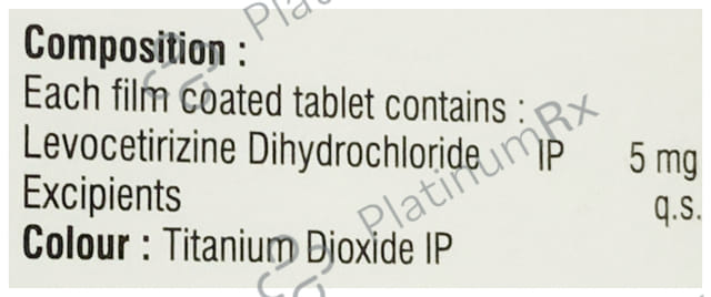 LCZ 5mg Tablet 15s