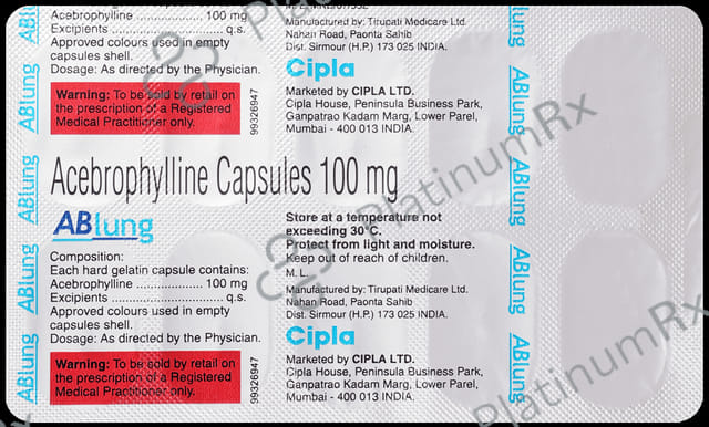 Ablung 100mg Capsule 10s