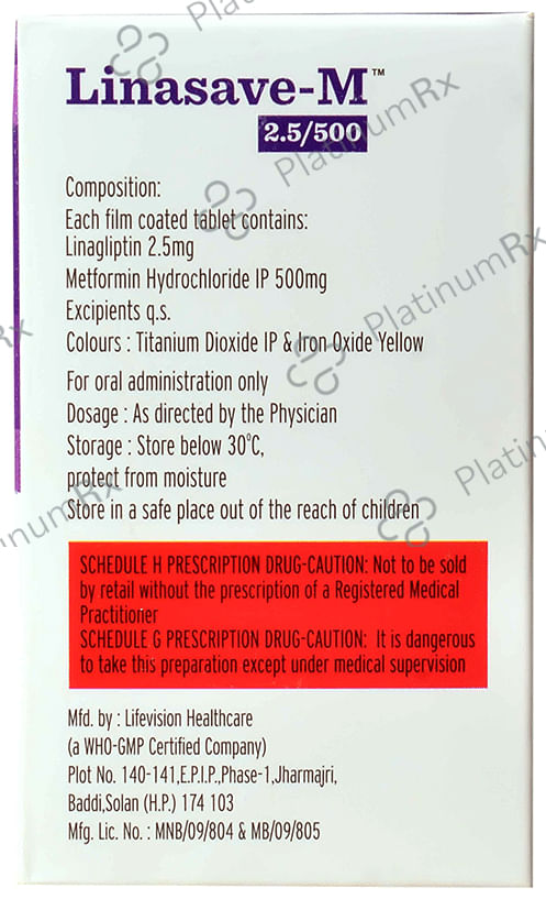 Linasave-M 2.5/500 Tablet