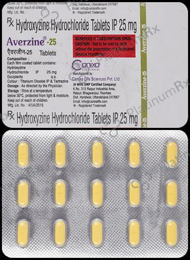 Averzine 25mg Tablet 15s