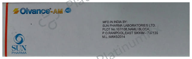 Olvance AM 5/40mg Tablet 10s