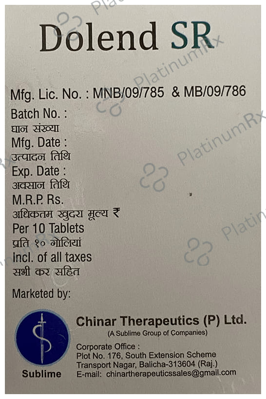 Dolend SR Tablet