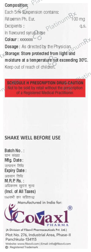 Rifavax 100 Oral Suspension