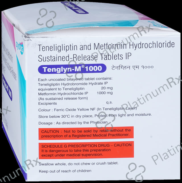 Tenglyn M 1000/20mg Tablet SR 15s