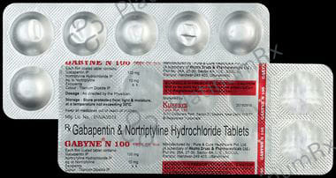 Gabyne N 100mg/10mg Tablet