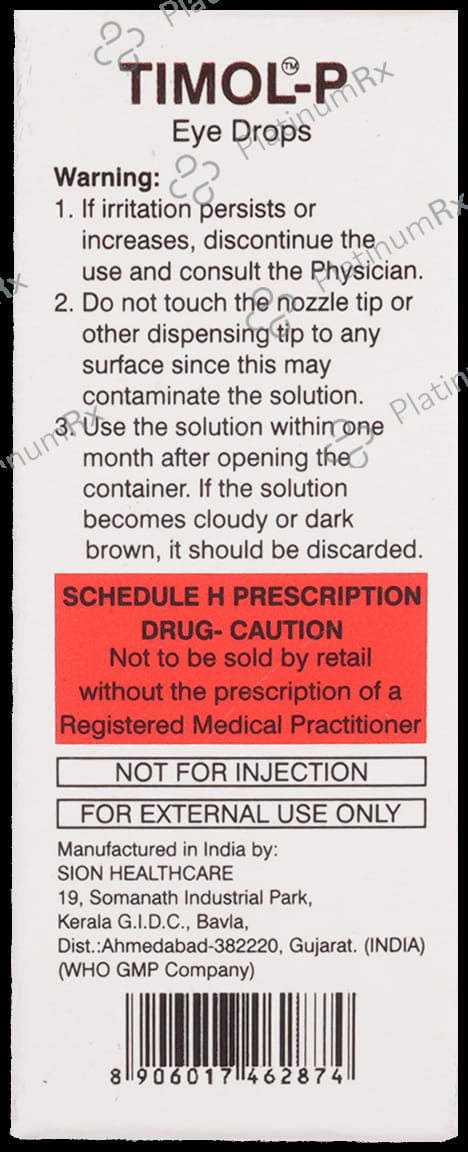 Timol P 0.5% Eye Drop 5ml