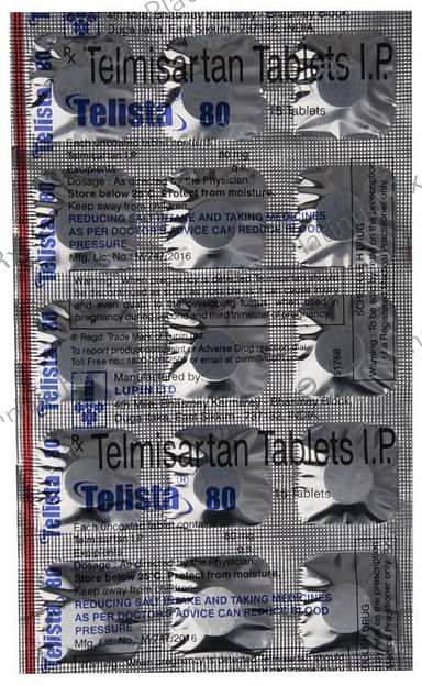 Telista 80mg Tablet 15s