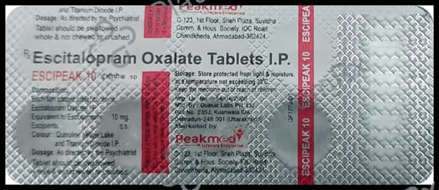 Escipeak 10mg Tablet 10s