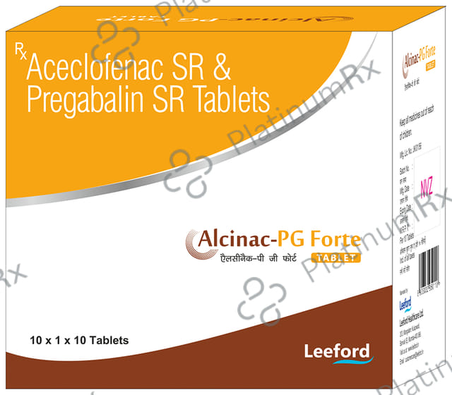 Alcinac PG 200/150mg Forte Tablet SR 10s