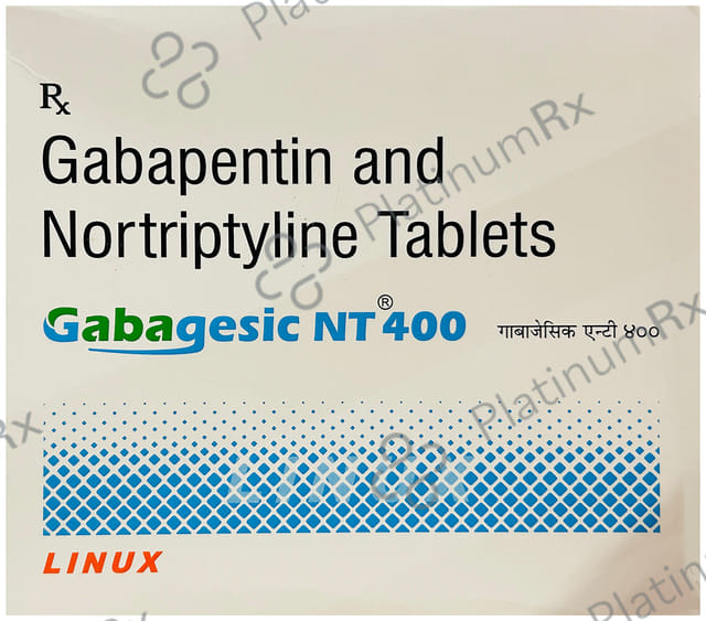 Gabagesic NT 400/10mg Tablet 15s