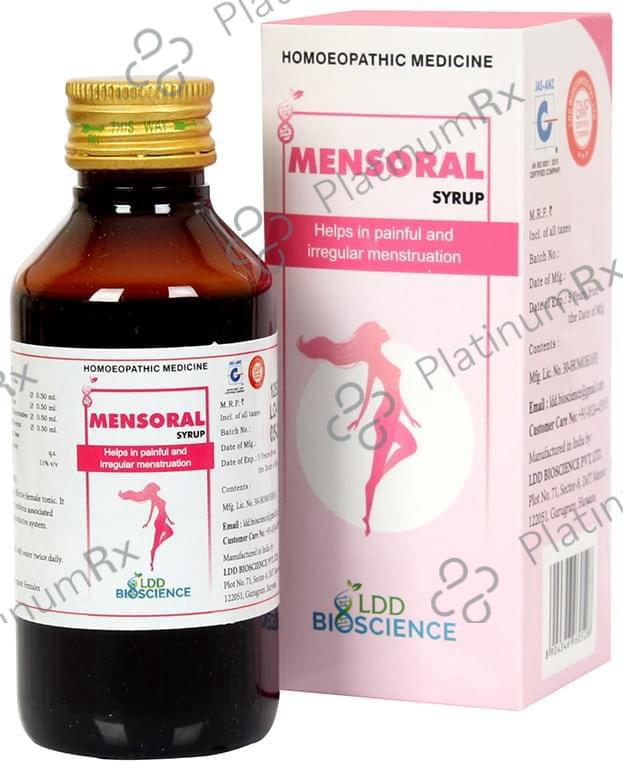 LDD Bioscience Mensoral Syrup 115 ml