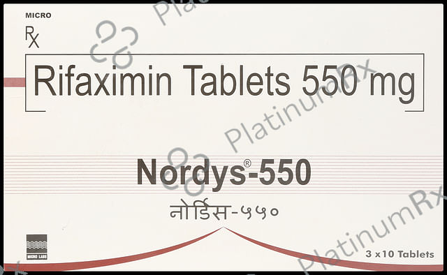 Nordys 550mg Tablet 10s