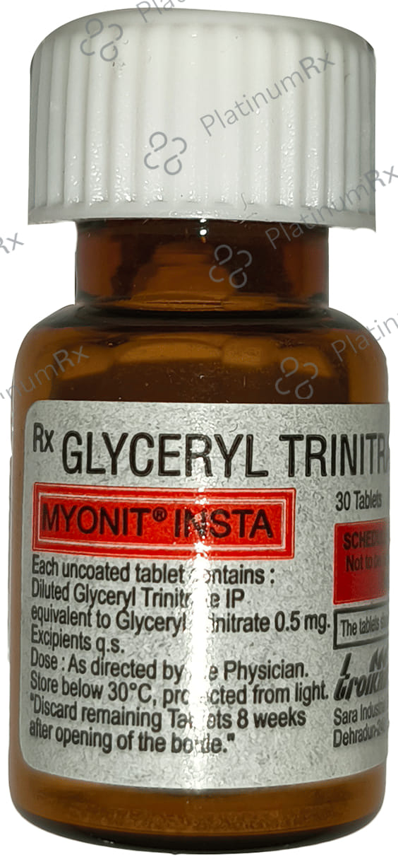 Myonit Insta 0.5mg Sublingual Tablet 30s