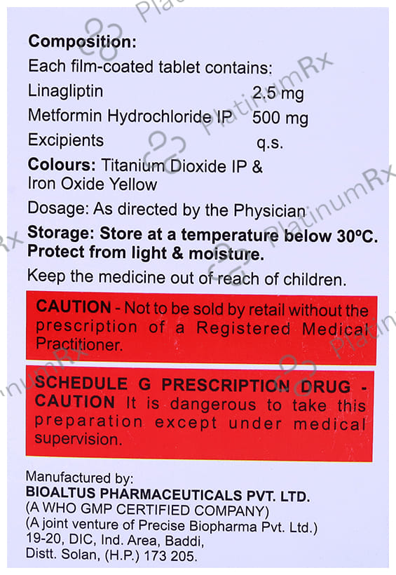 Yulina Met 2.5/500 MG Tablet