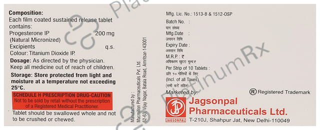 Divagest 200mg Tablet SR
