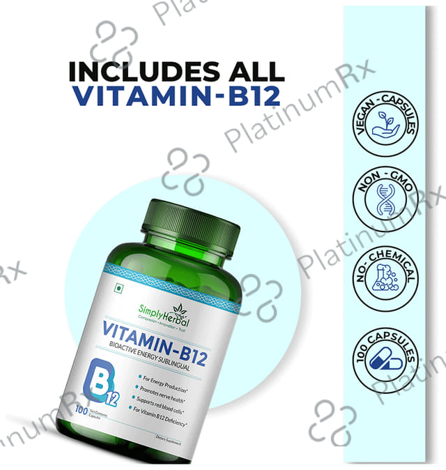 Simply Herbal Vitamin B12 Capsule