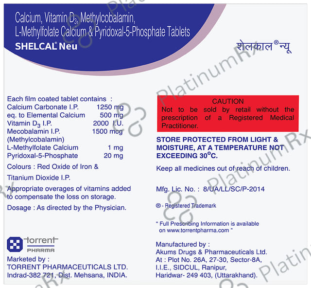 Shelcal Neu Tablet 15s