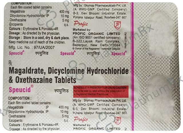 Speucid 10/400/5mg Tablet 10s