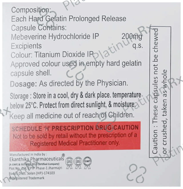 Mebahit SR 200mg Capsule 10s