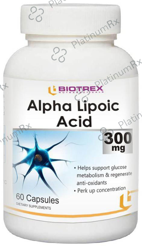 Biotrex Alpha Lipoic Acid 300mg Capsule