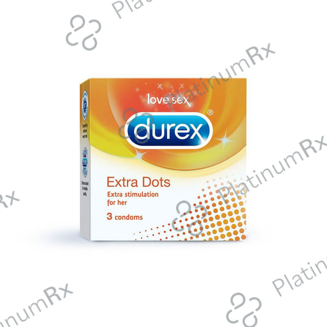 Durex Extra Dots Condom 3s
