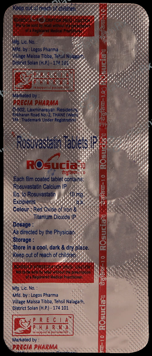 Rosucia 10mg Tablet 10s