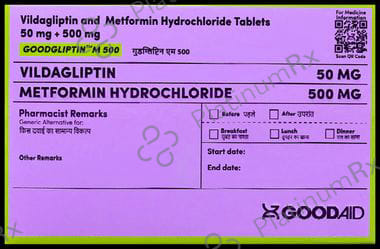 Goodgliptin M 500/50mg Tablet 10s