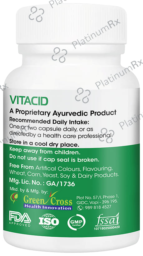 Vitagreen Vitacid 500mg Capsule